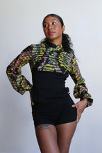 Load image into Gallery viewer, 1960s Paisley Empire Waist Romper