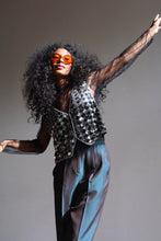 Load image into Gallery viewer, Silk &amp; Sequins Vest