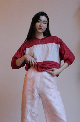 1980s Color Block Slouchy Tee