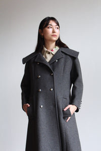 1960s Grey Wool Princess Coat