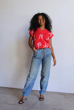 Load image into Gallery viewer, 1980s Red Letter Pullover Sweater Vest
