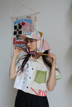 Load image into Gallery viewer, Floral Quilt Top Patchwork Bonnet
