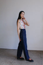 Load image into Gallery viewer, Red Floral Halter Tops