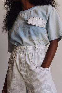 1980s Studded Pinstripe Set