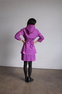 Y2K Fuchsia Windbreaker Jacket