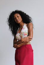 Load image into Gallery viewer, 1970s Floral Halter Top