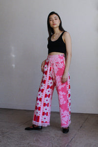 Floral Terry Trousers ~ US 2-4