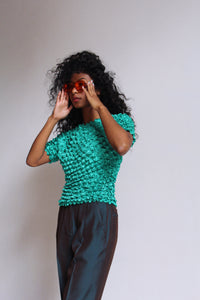 1990s Green Bubble Top