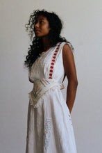 Load image into Gallery viewer, Happy Day Antique Linen Patchwork Dress