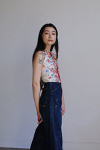 Load image into Gallery viewer, Red Floral Halter Tops