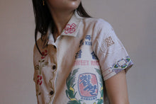 Load image into Gallery viewer, Sweet Rice Antique Patchwork Crop Top