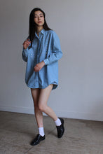 Load image into Gallery viewer, 1990s Sequin Chambray Shirt