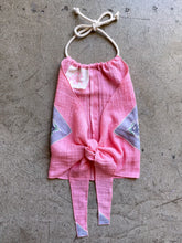 Load image into Gallery viewer, Hankie Halter Top Pink Gauze - Grey Bouquet | Large