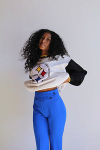 1970s Electric Blue Stirrup Ski Pants
