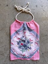Load image into Gallery viewer, Hankie Halter Top Pink Gauze - Grey Bouquet | Large