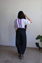 Load image into Gallery viewer, 1980s Purple Striped Tee