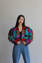 Load image into Gallery viewer, 1980s Cropped Patchwork Jacket by Judith Roberto