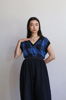 1980s Plaid Pullover