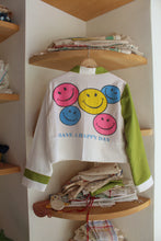 Load image into Gallery viewer, Happy Day Long Sleeve Crop Top