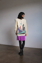 Load image into Gallery viewer, 1970s Hand Knit Art to Wear Landscape Sweater Vest