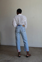 Load image into Gallery viewer, 1980s Eyelet Cropped Blouse