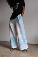 Load image into Gallery viewer, Baby Blue Bandana Print Trousers