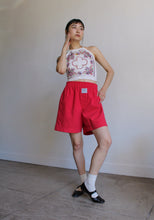 Load image into Gallery viewer, Magenta Cotton Wrestling Shorts