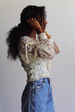 Load image into Gallery viewer, 1970s Victorian Lace Blouse