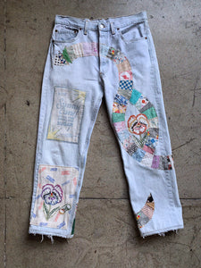 Sunny Patchwork Levi's 501