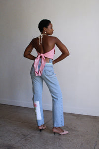 Blooming Rose Vintage Patchwork Levi's 505