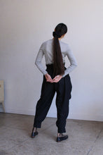 Load image into Gallery viewer, 1970s Esprit De Corp Silver Grey Knit Ballerina Blouse  