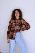 Load image into Gallery viewer, 1980s Claybrooke Brown Plaid Flannel Long Sleeve Button Up