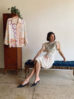 Golden Poppy Rice Sack Dress