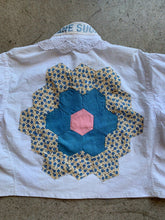 Load image into Gallery viewer, Antique Butterfly Patchwork Blouse