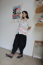 Load image into Gallery viewer, Plaid Patchwork Rice Sack Button Up