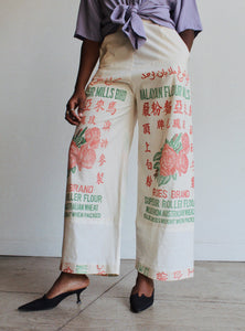 MADE TO ORDER: Kokuho Rose Crop Top & Trousers Set