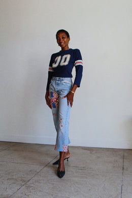 Rose Feed Sack Patchwork Levi's 501