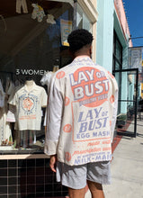 Load image into Gallery viewer, Lay or Bust Pastel Feed Sack Work Shirt