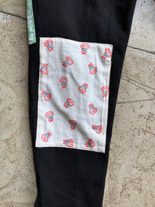 Patchwork 90s Black Guess Jeans