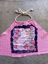 Load image into Gallery viewer, Hankie Halter Top Pink Gauze - Carnations | Large