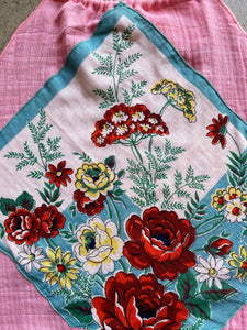 Hankie Halter Top Pink Gauze - Burnt Orange Rose | Large