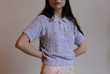 Load image into Gallery viewer, 1980s Periwinkle Space Dye Nubby Knit Sweater