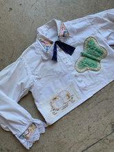 Load image into Gallery viewer, Antique Butterfly Patchwork Blouse