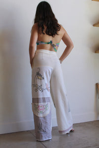 Rice Sack Patchwork Trousers