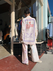 Red Rose Feed Sack Jacket