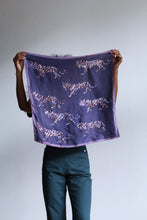 Load image into Gallery viewer, 1970s Purple Tiger Print Scarf