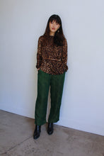 Load image into Gallery viewer, Ralph Lauren Silk Leopard Print Blouse