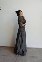 Load image into Gallery viewer, Victorian Grey Pinstripe Dress Set
