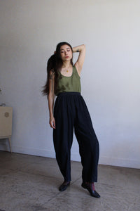 1980s Sharkskin Silk Tank
