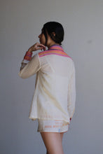 Load image into Gallery viewer, 1970s Pink Melon Striped Western Shirt